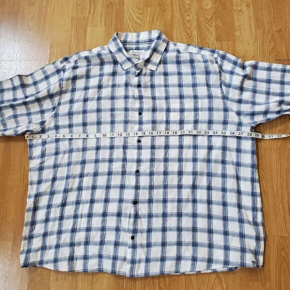 Peter Millar Mountainside Plaid Button-down Long-sleeve Shirt sz XXL - Picture 7 of 10